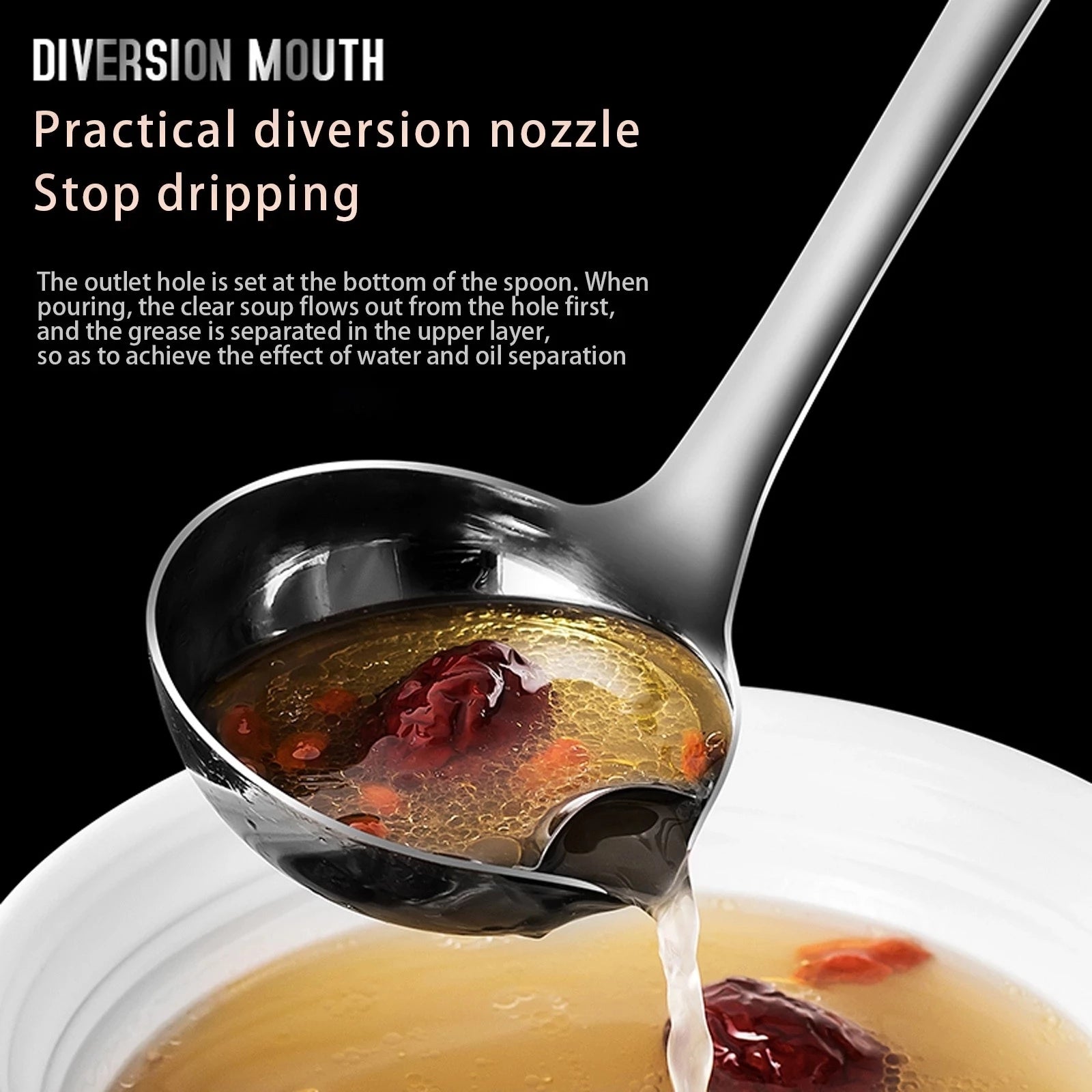 Kitchen Pro Stainless Steel Filter Spoon
