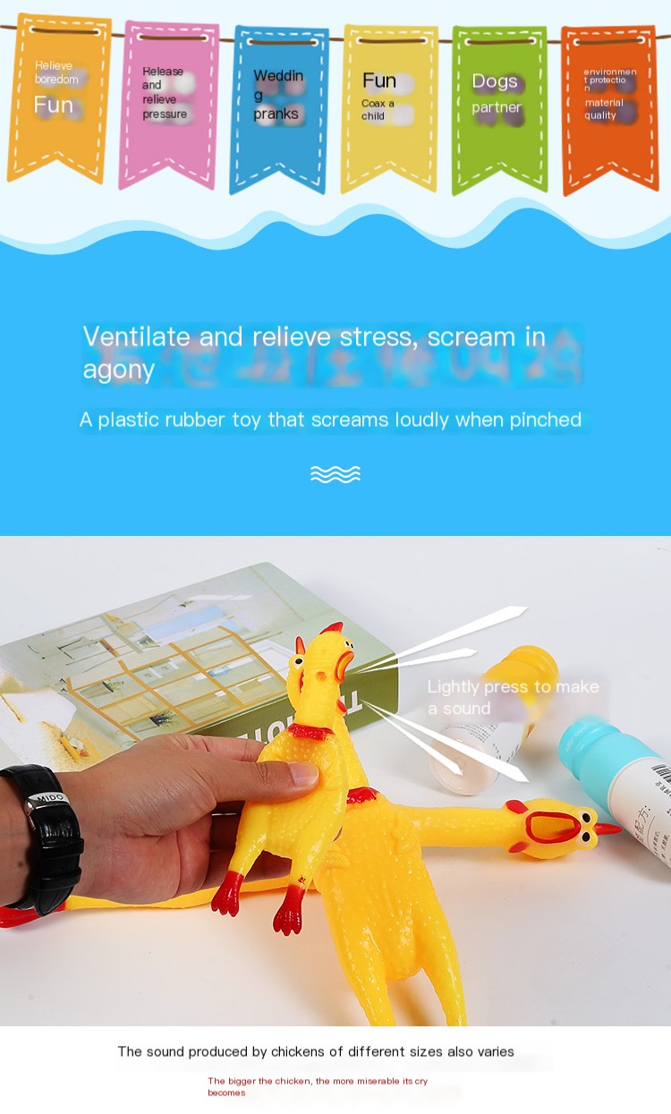 Squawk Chicken Gag Toy